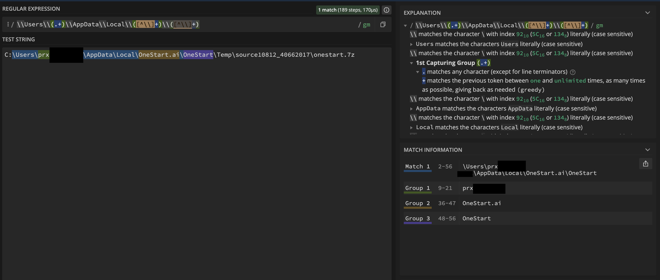 regex