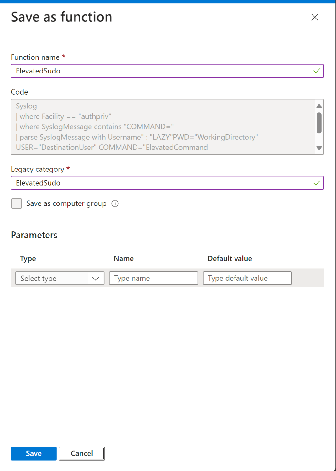 Newly created columns from the &lsquo;parse&rsquo; command